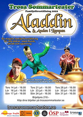 Affisch för Aladdin & Anden i Lampan 